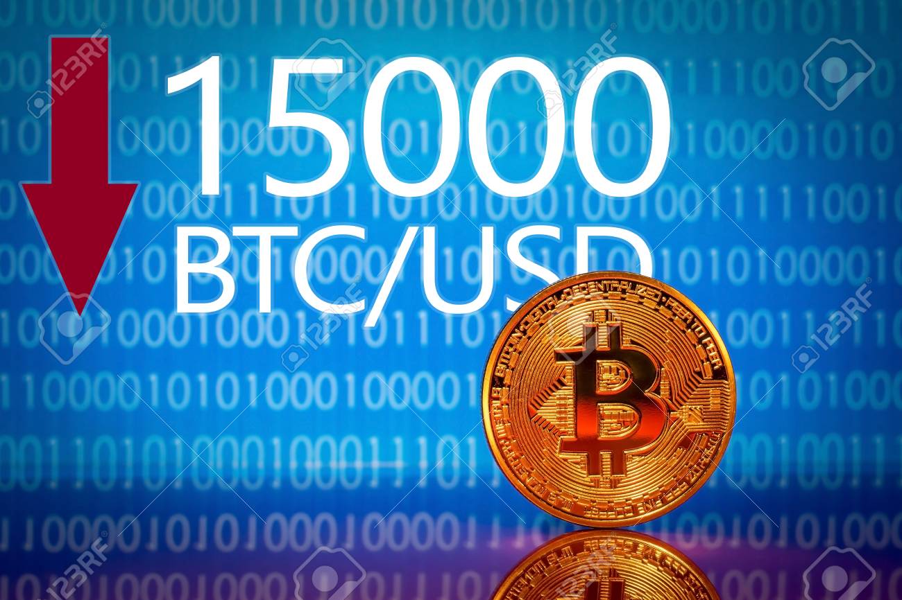 Bitcoin. Market Bitcoin Price - Fifteen Thousand 15000 US Dollars Stock  Photo, Picture and Royalty Free Image. Image 91745380.