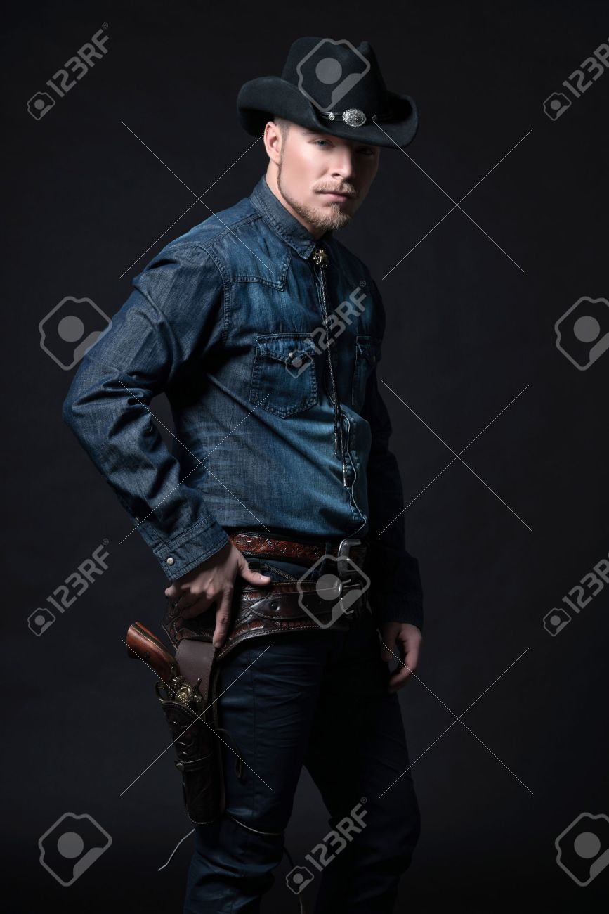 black cowboy fashion