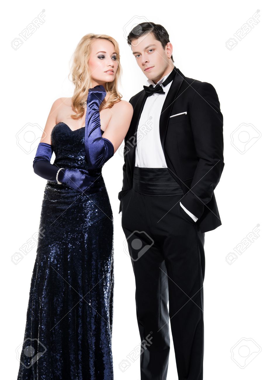 blue dress black jacket