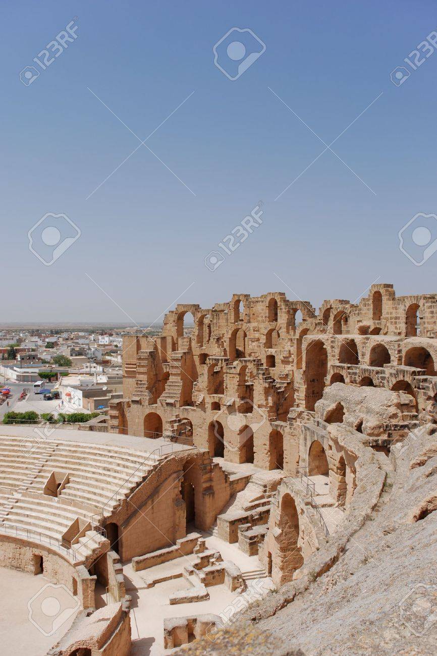 エル ジェム チュニジア ユネスコ世界遺産 の古代ローマ円形