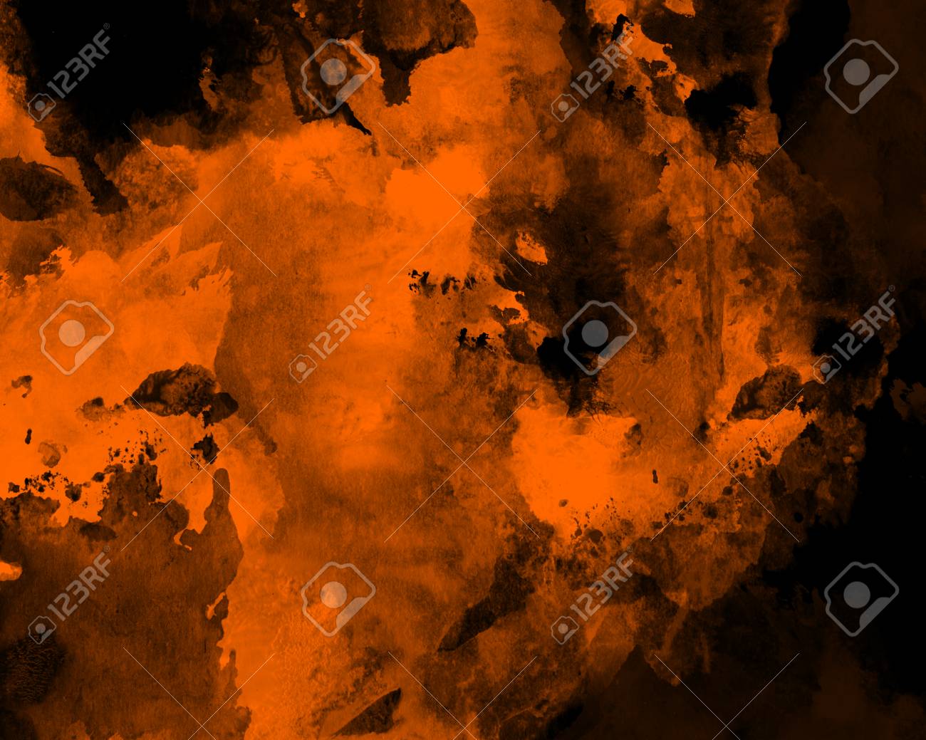 Avoir Images Fond Grunge Aquarelle Graphique Orange Decoration Resume Modele dernière par