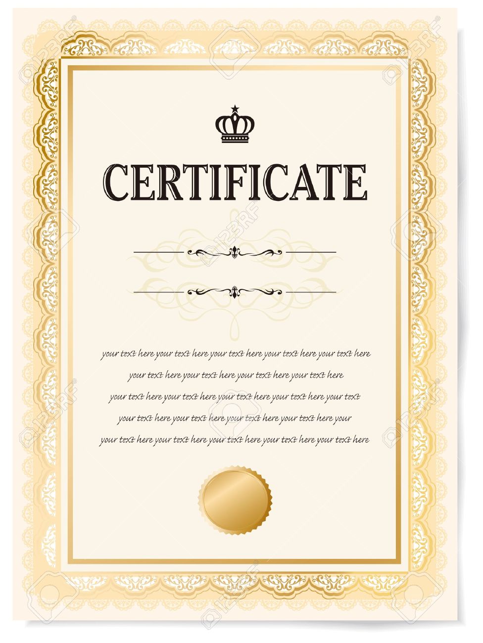 award of excellence certificate