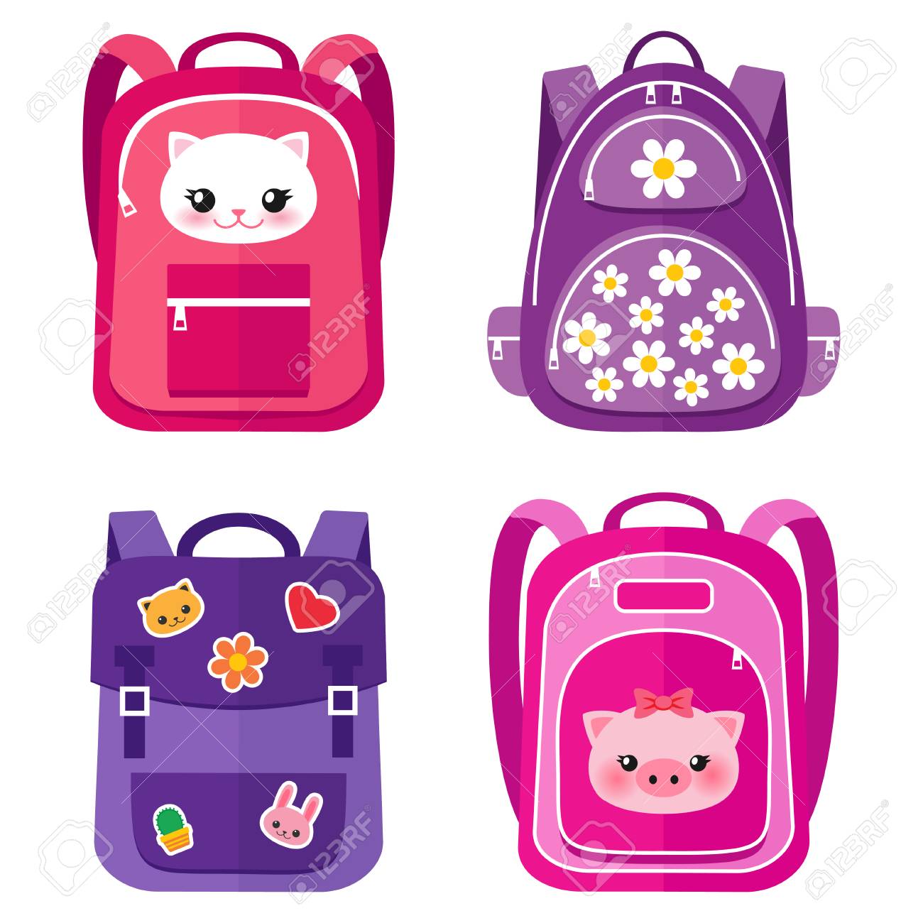 pink bag school