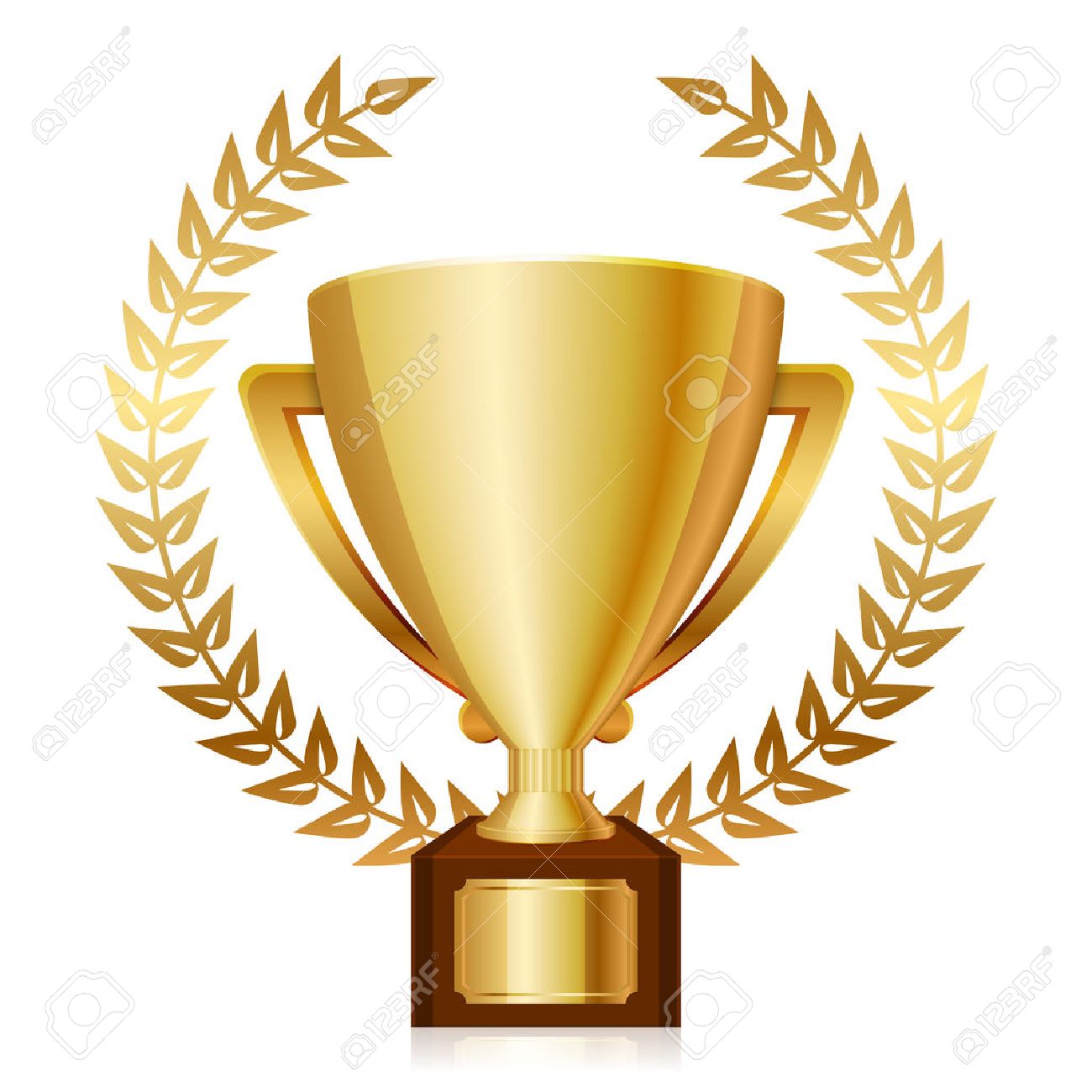 金の光沢のあるトロフィーと月桂樹のベクトル イラスト のイラスト素材 ベクタ Image 金の光沢のあるトロフィーと月桂樹のベクトル イラスト のイラスト素材 ベクタ Image