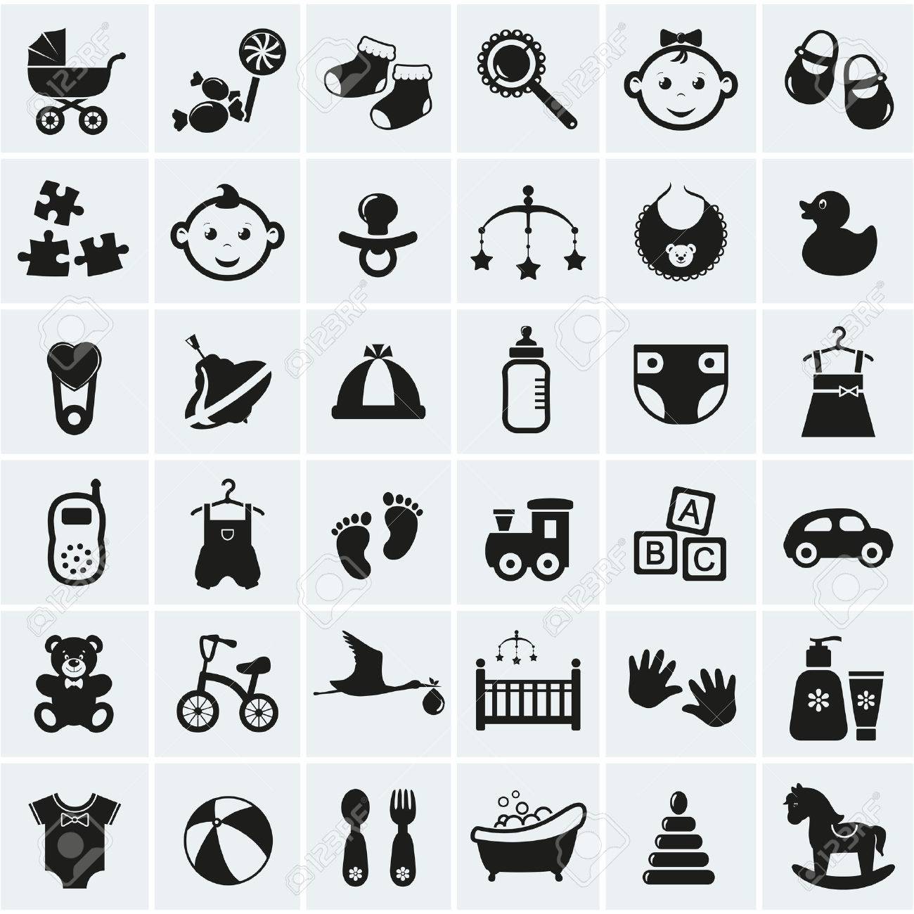 25 赤ちゃんアイコンのコレクション ベクトルの図 のイラスト素材 ベクタ Image 25 赤ちゃんアイコンのコレクション ベクトルの図 のイラスト素材 ベクタ Image