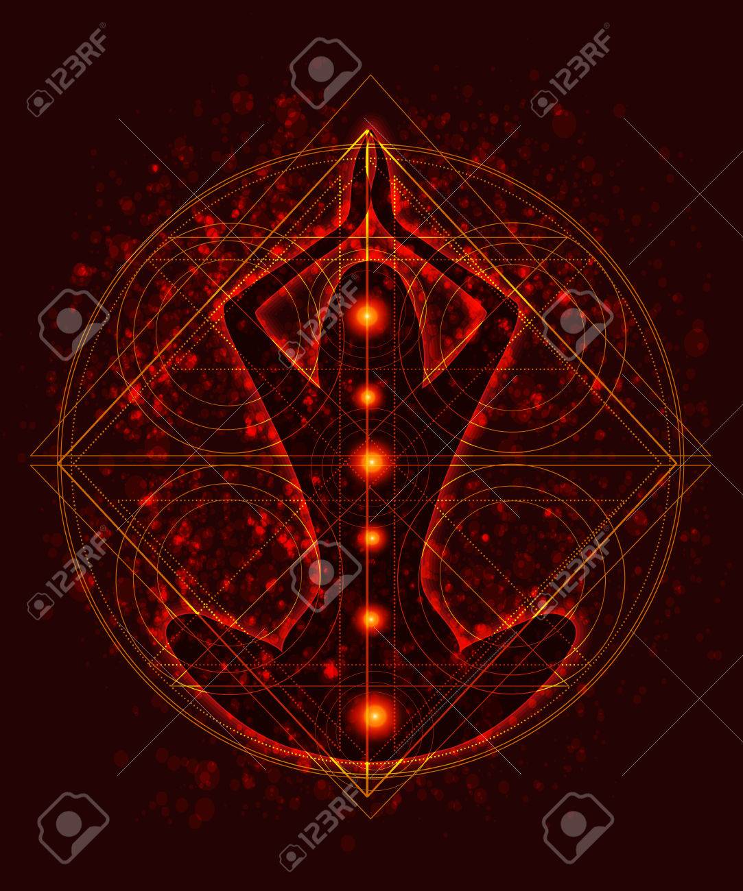 Lotus Pose Sacred Geometry Lotus Pose Sacred Geometry