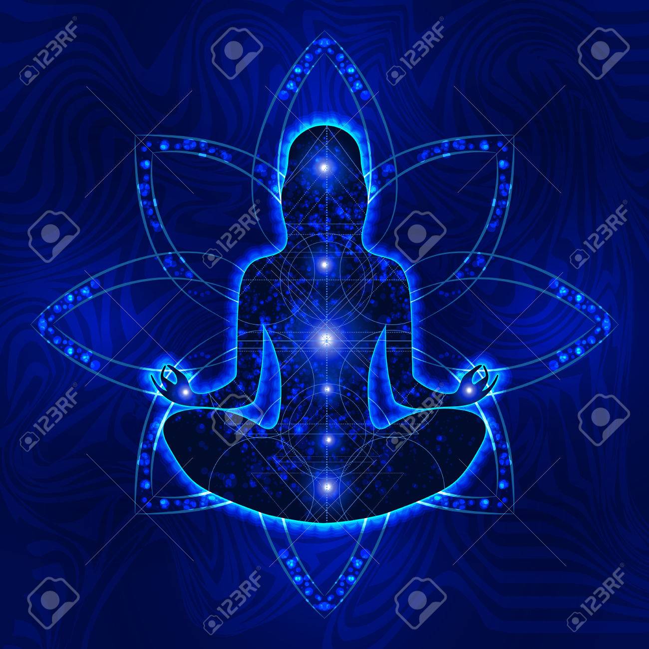 Lotus Pose Sacred Geometry Lotus Pose Sacred Geometry