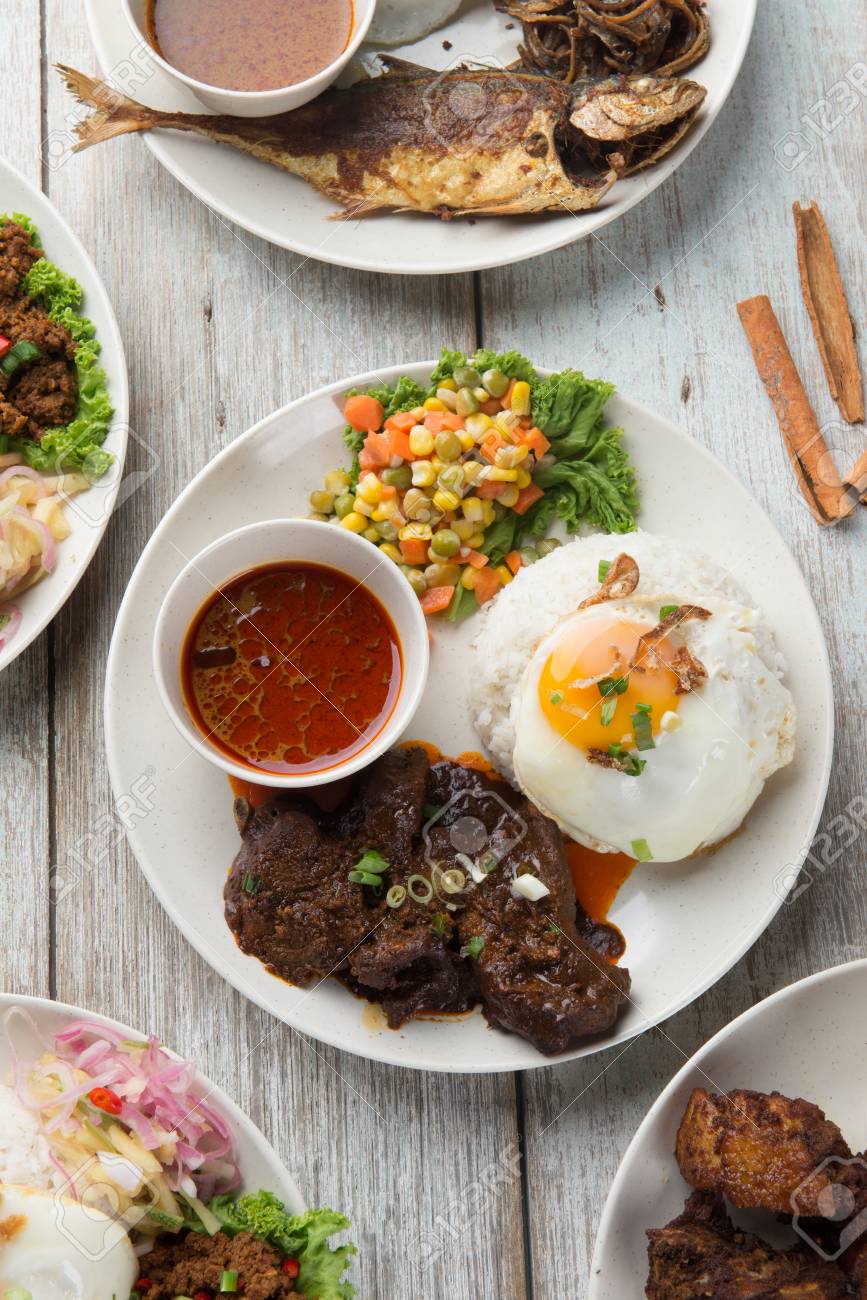 various malaysian rice and