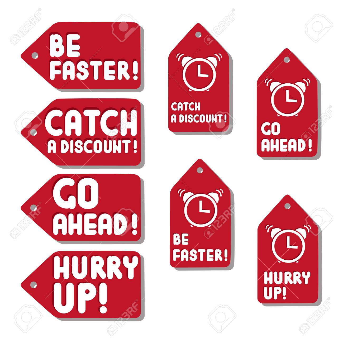 vector stickers sale tag banner label coupon sale offers sales tag template