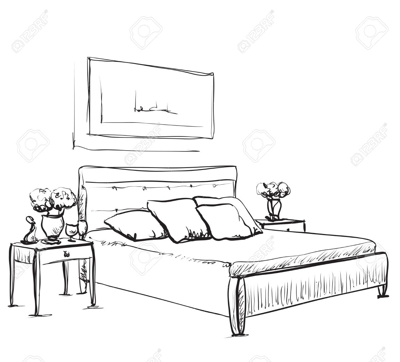 速達メール便 寝室のベッドの装飾画現代簡約メインバック背景壁掛画部屋壁画羽毛スイート スワ6 新色登場 Stcbauan Com