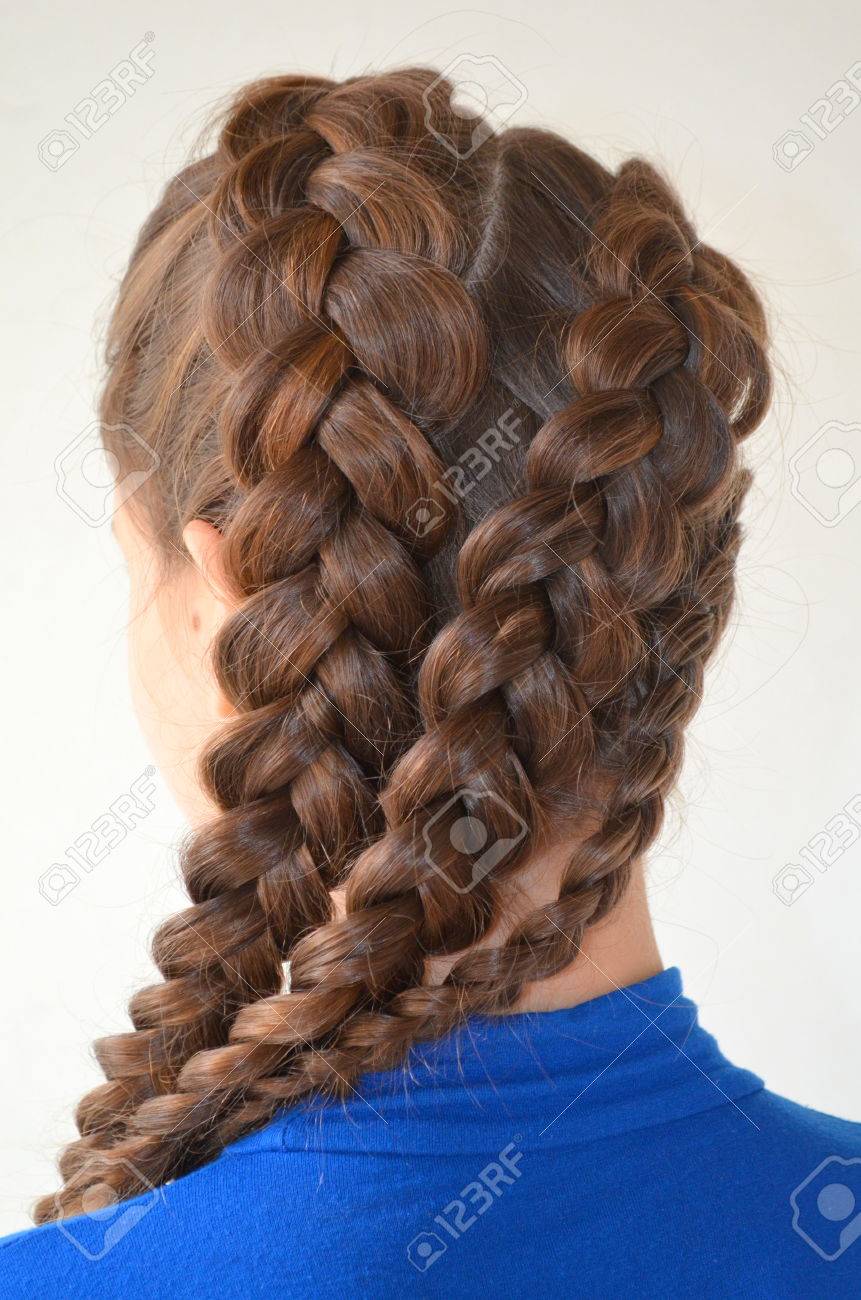 Hairstyle With French Braids