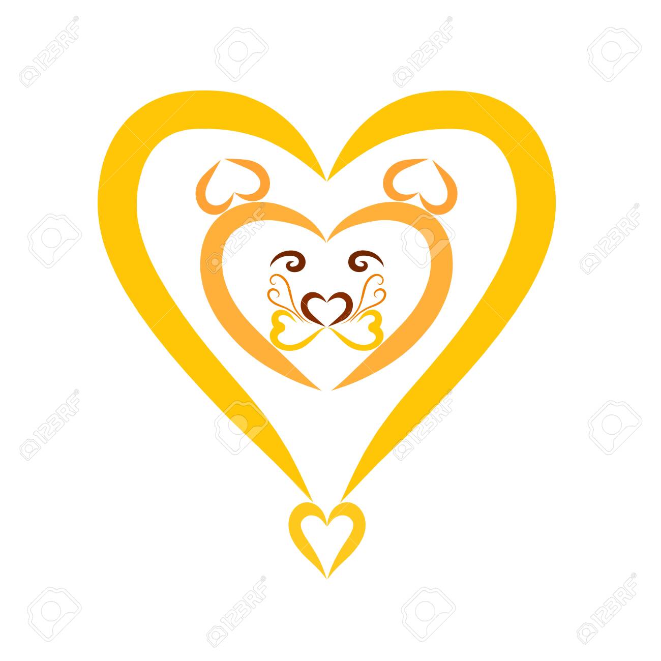 121782123-yellow-lion-head-in-the-shape-