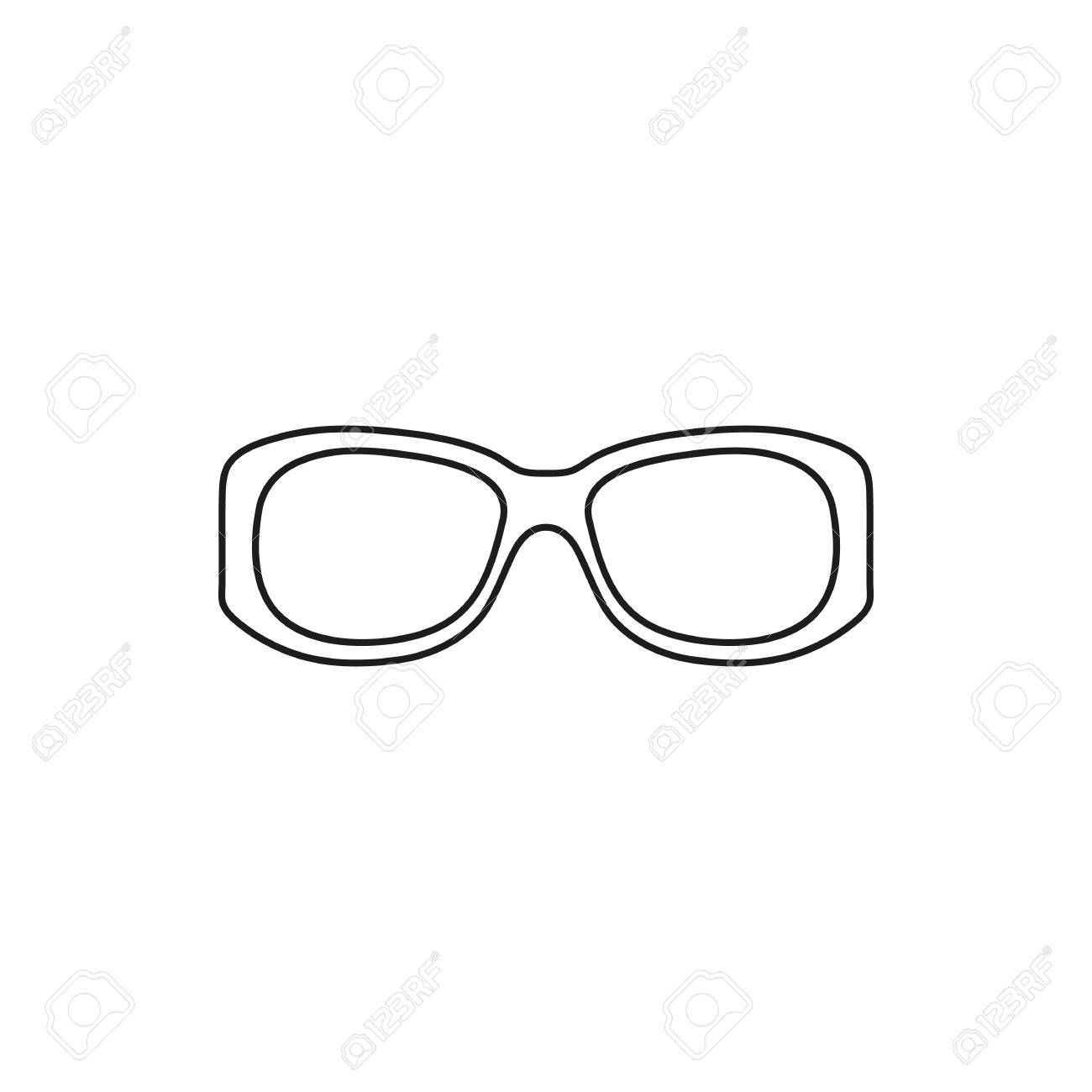 simple black glasses