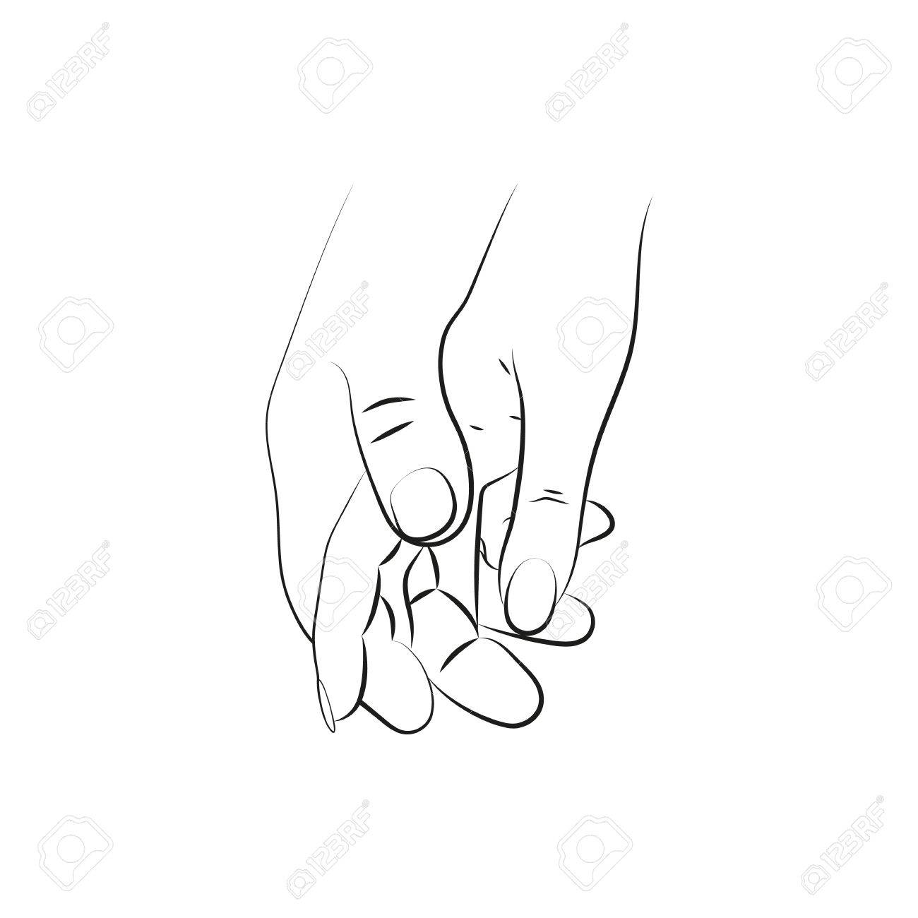 Two Persons Are Holding Hands Icon Created For Mobile Web And