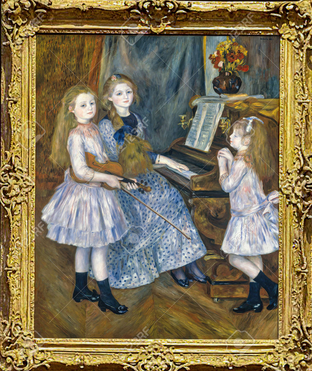 ピエール＝オーギュスト・ルノワー 1841-1919 黒い服の娘たち