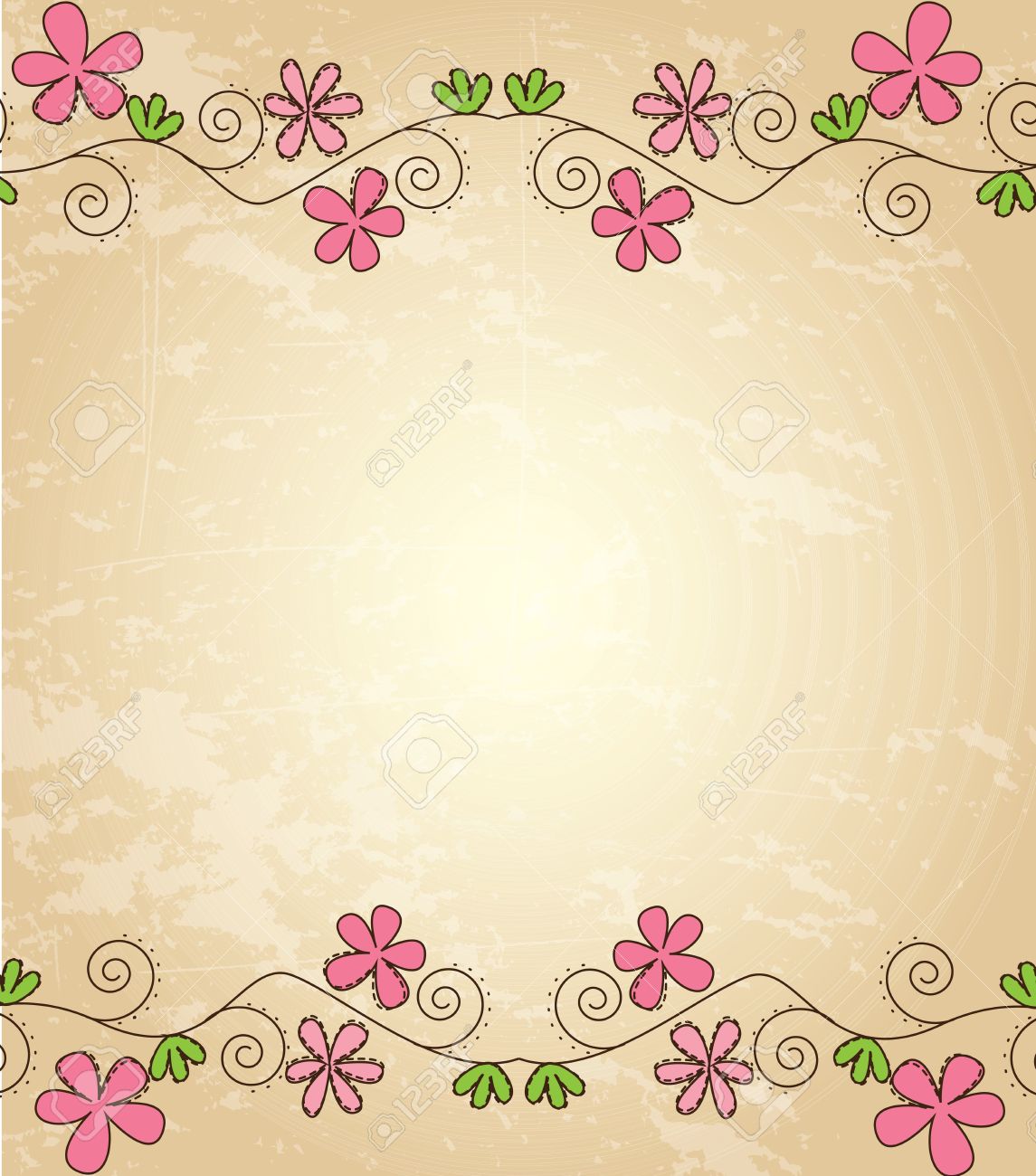 Blumen Rosa Tapete Uber Vintage Hintergrund Illustration Lizenzfrei Nutzbare Vektorgrafiken Clip Arts Illustrationen Image 19674079