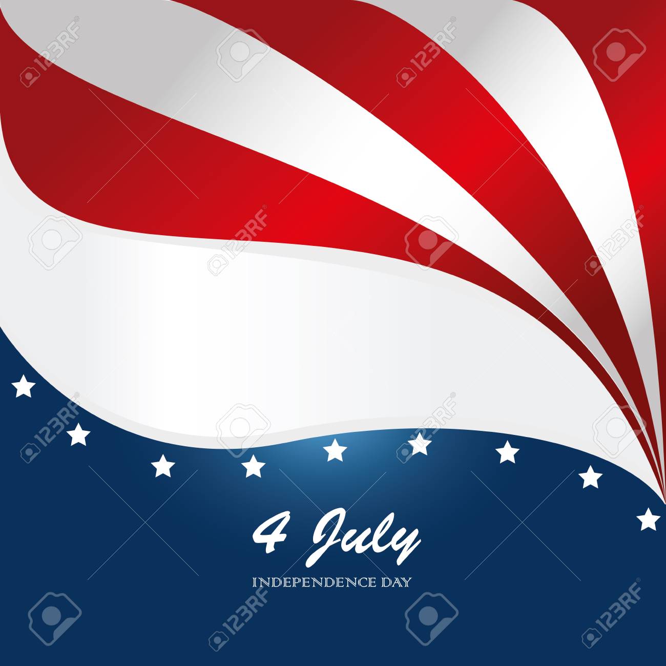 第 4 7 月旗の背景の上ベクトル イラスト のイラスト素材 ベクタ Image