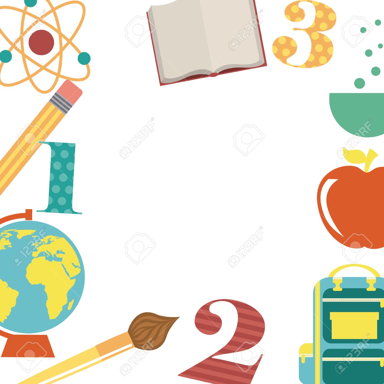school design over white background vector illustration royalty free school background design