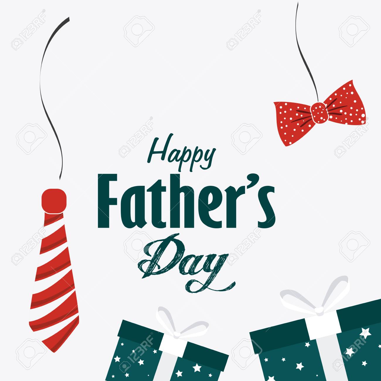 Happy Fathers Day Card Design, Vector Illustration. Royalty Free Throughout Fathers Day Card Template