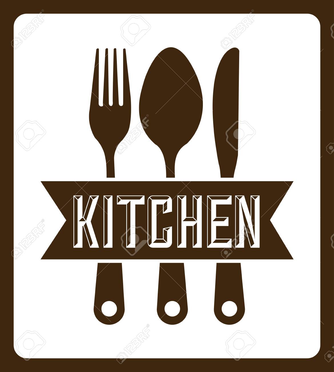 Utensili Da Cucina Di Design, Illustrazione Vettoriale Clipart ... Utensili Da Cucina Di Design, Illustrazione Vettoriale Clipart ...