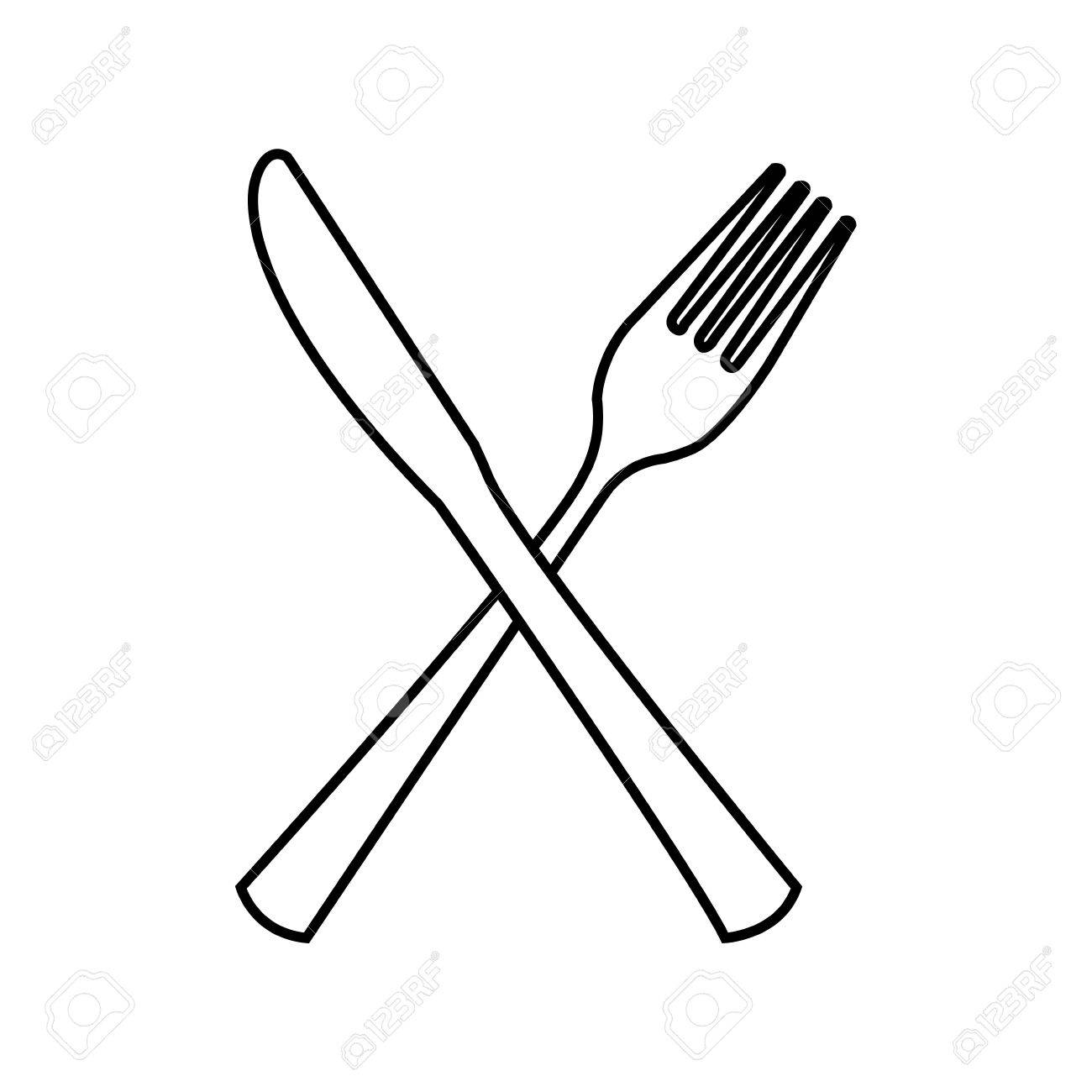 Table Cutlery Isolated Icon Design Vector Illustration Graphic Royalty Free Cliparts Vectors And Stock Illustration Image