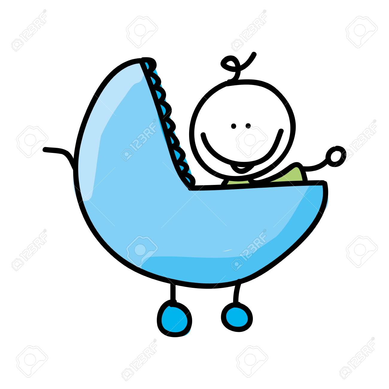 Baby In Car Drawing Isolated Icon Design Vector Illustration Graphic Royalty Free Cliparts Vectors And Stock Illustration Image