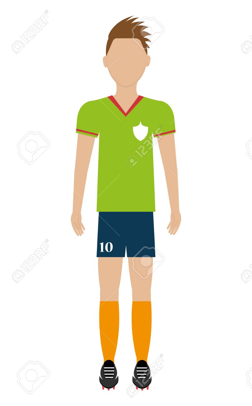 soccer player clothes