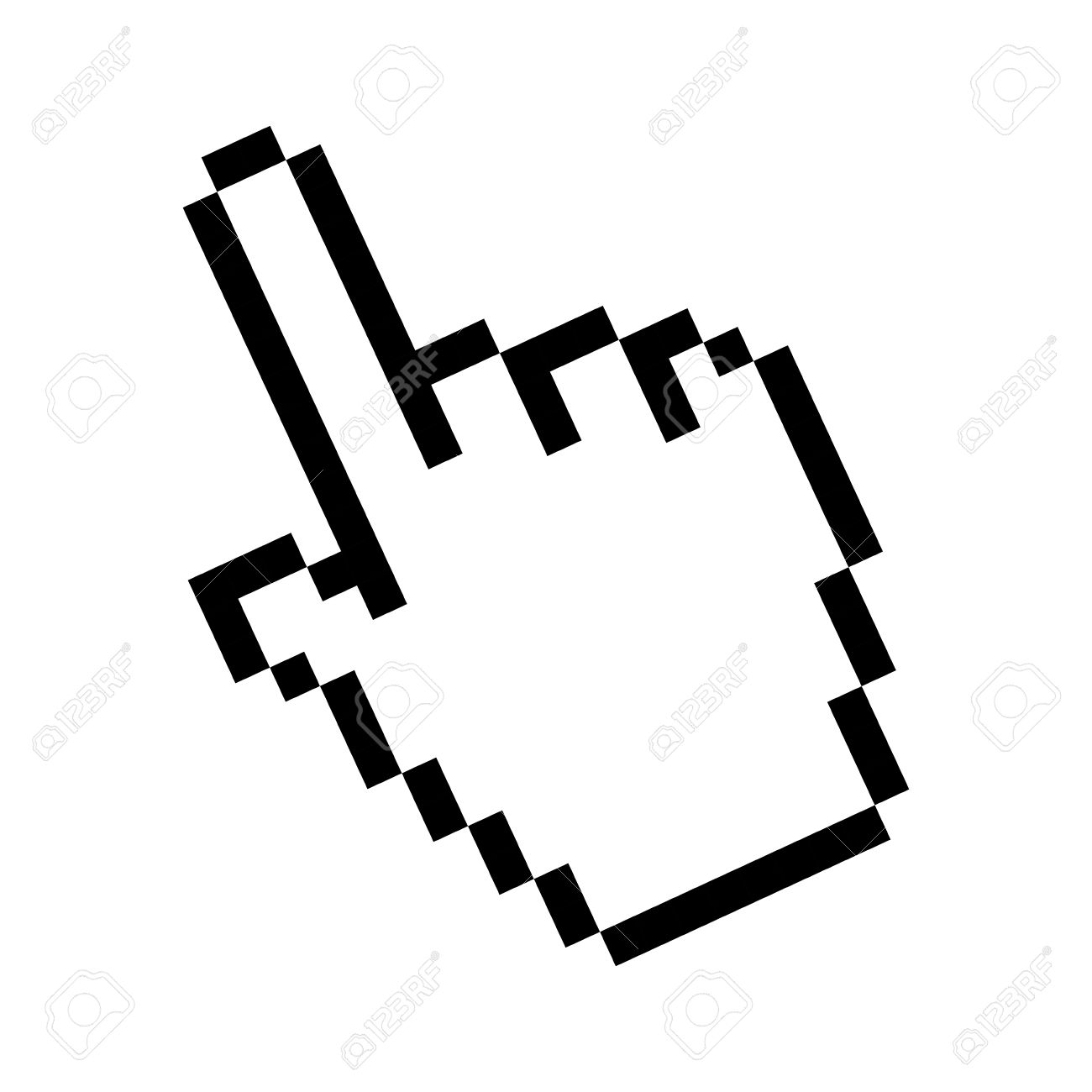 カーソルのポインター マウス クリック手方向選択ベクトル図 のイラスト素材 ベクタ Image