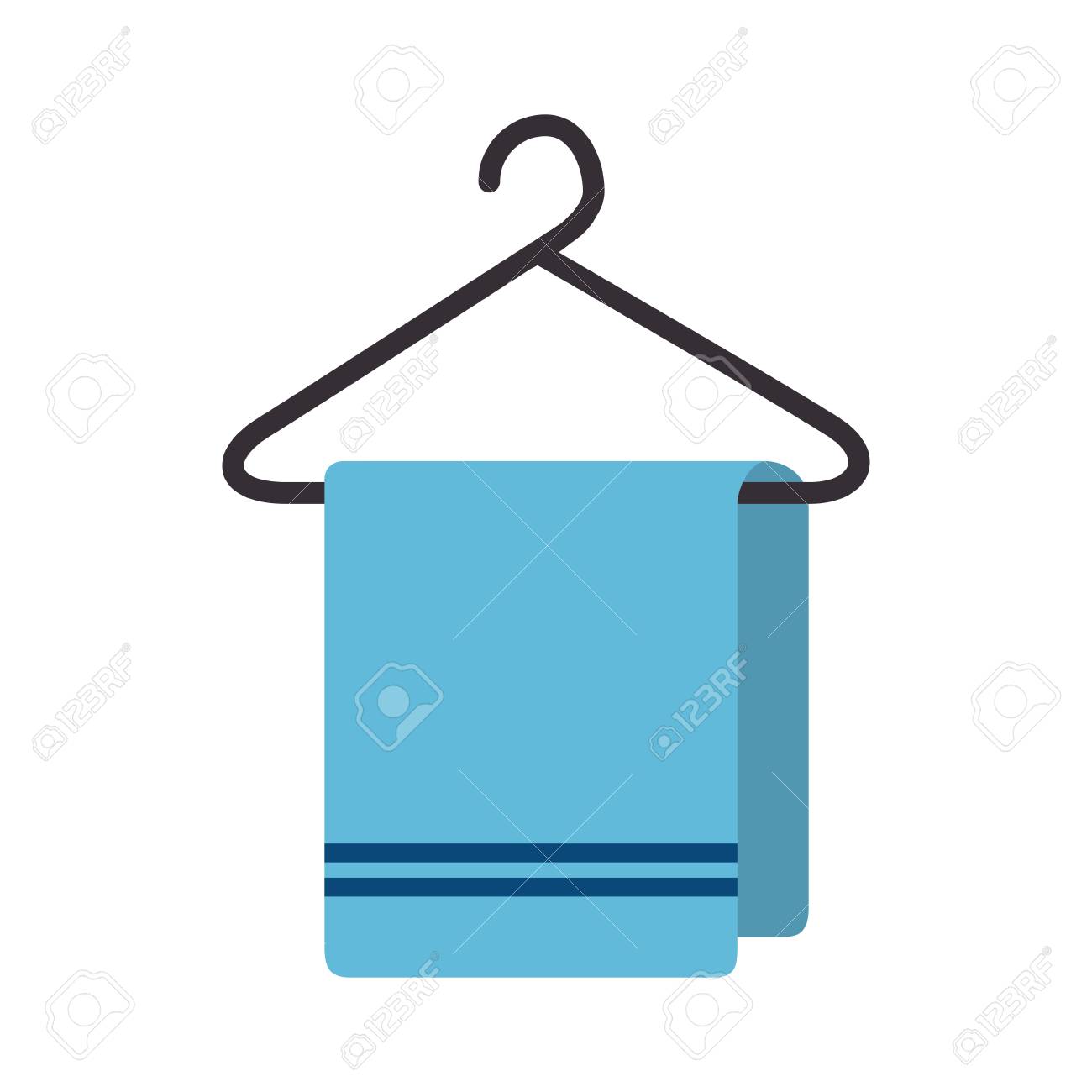 Towel Hanging On Hook Shower Bath Clothes Vector Illustration Royalty Free  SVG, Cliparts, Vectors, and Stock Illustration. Image 61926068., image size:1300x1300