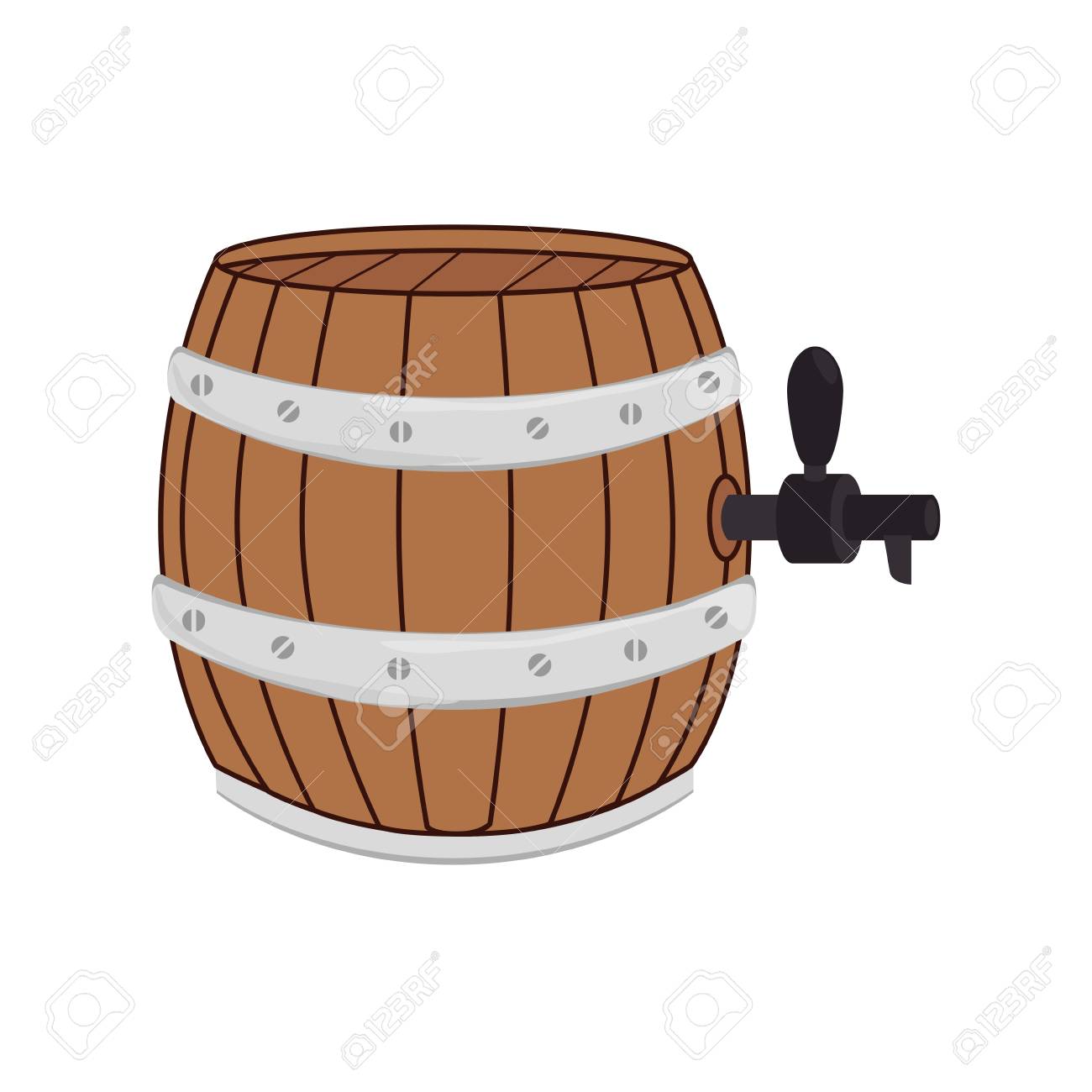 Icon Barrel Beer Drink Liquid Royalty Free Cliparts Vectors And Stock Illustration Image 61958549