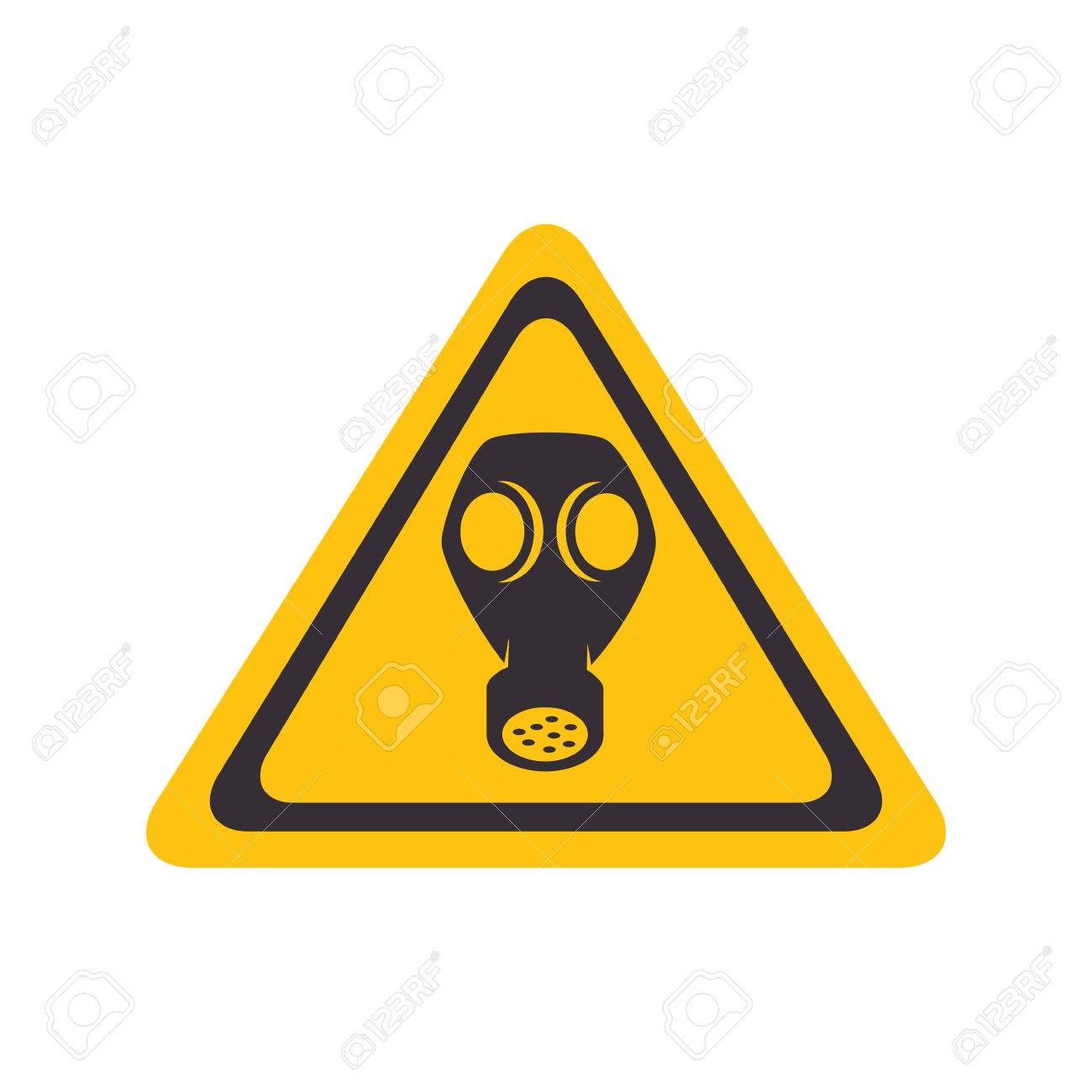 Download Gas Toxic Mask Yellow Warning Sign Vector Illustration Royalty Free Cliparts Vectors And Stock Illustration Image 62256853 PSD Mockup Templates