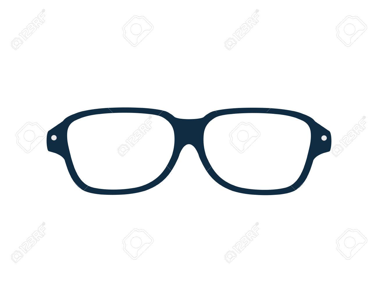 メガネ フレーム 眼鏡ビジョン アクセサリー 光レ ベクトル図 のイラスト素材 ベクタ Image
