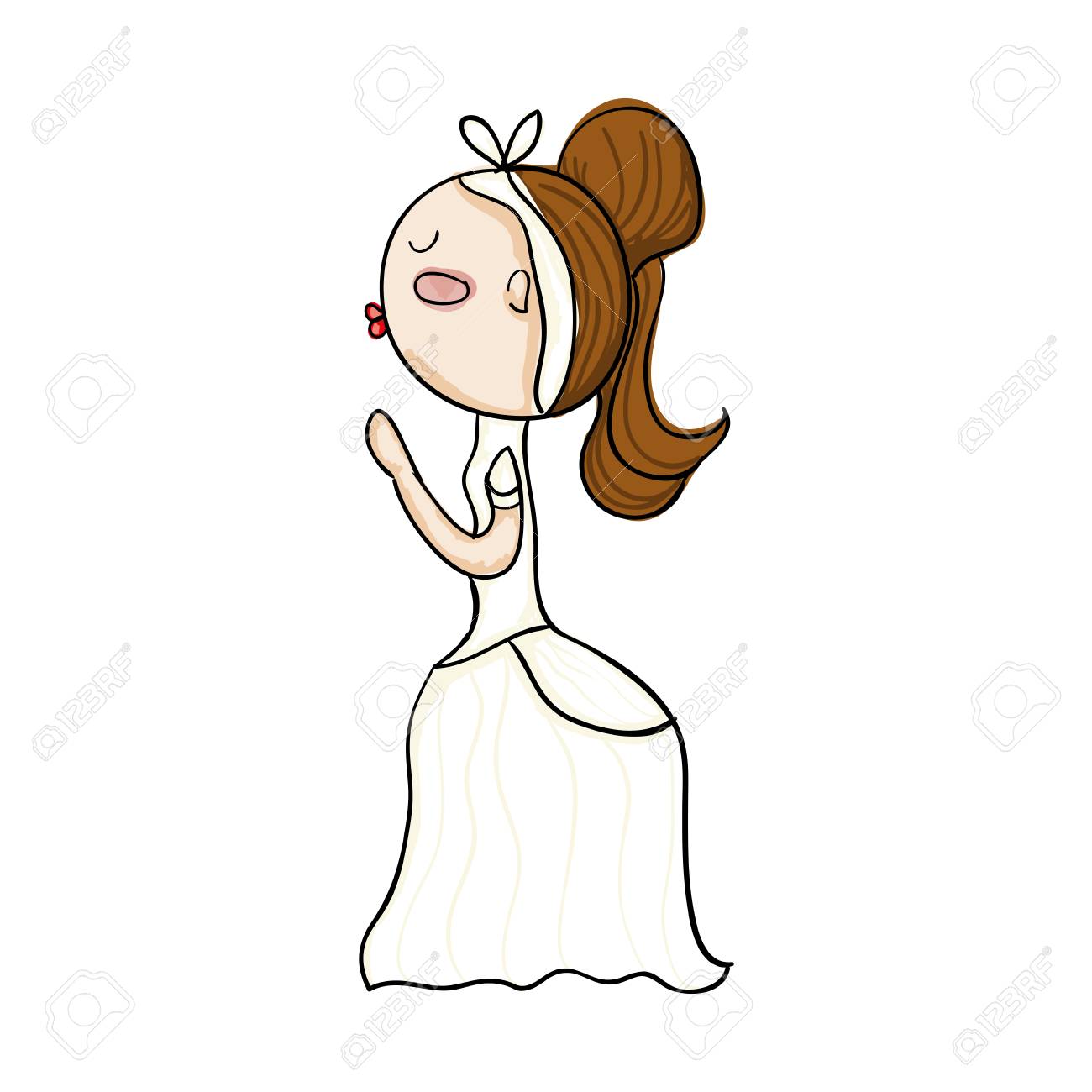 De Dibujos Animados Mujer Novia Llevaba Vestido De Novia. Ilustración Vectorial Ilustraciones Svg, Vectoriales, Clip Art Vectorizado Libre De Derechos. Image 62576541. De Dibujos Animados Mujer Novia Llevaba Vestido De Novia. Ilustración Vectorial Ilustraciones Svg, Vectoriales, Clip Art Vectorizado Libre De Derechos. Image 62576541.