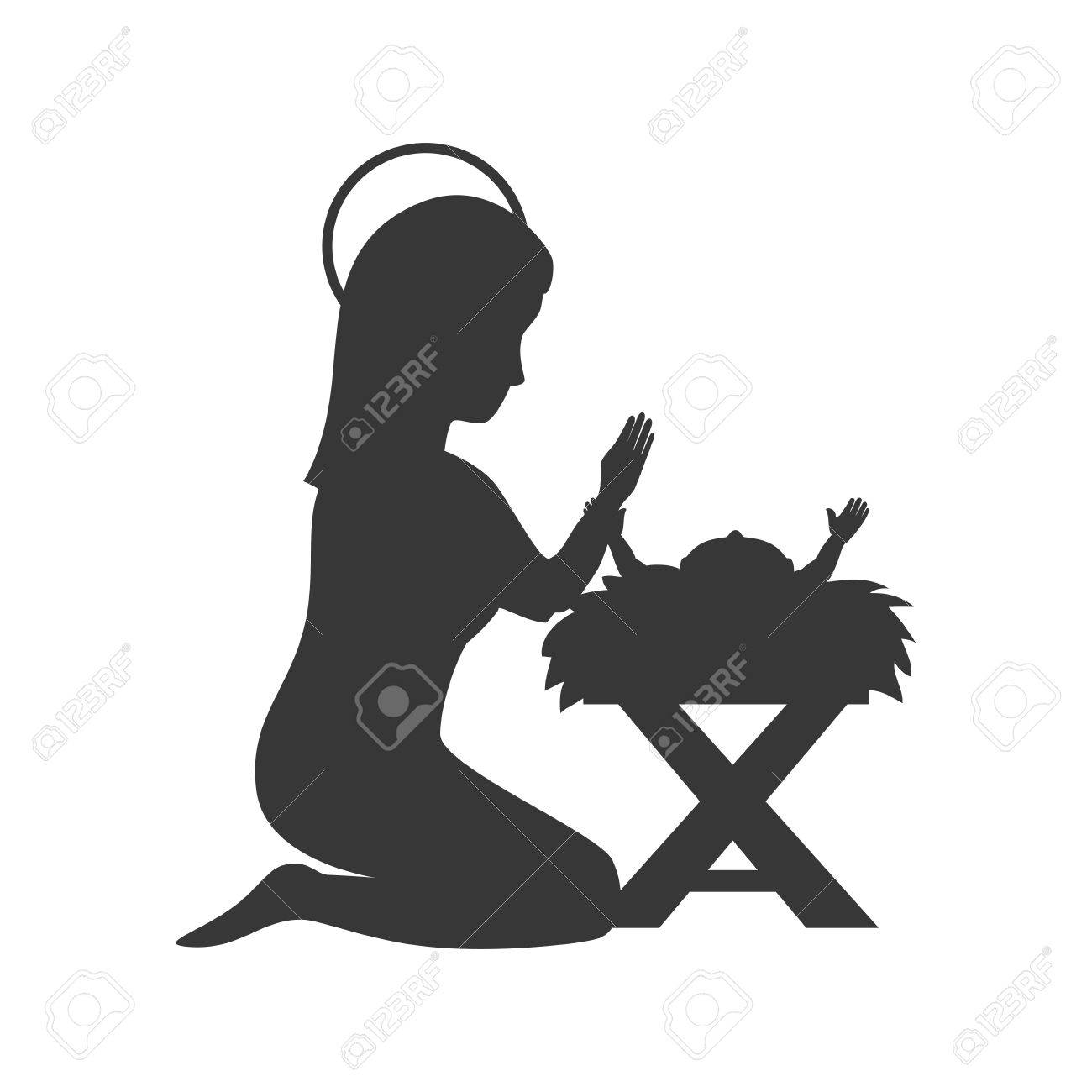 manger silhouette