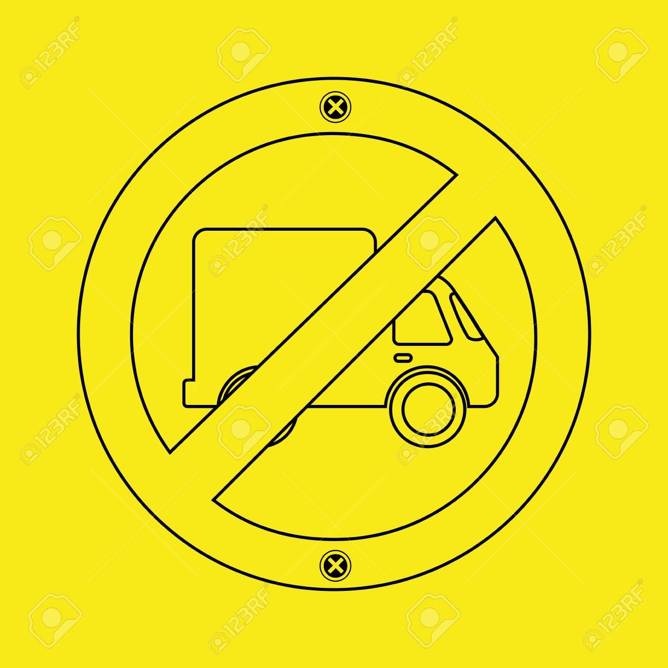 禁止標識のアイコン デザイン ベクトル イラスト Eps 10 ラウンドします のイラスト素材 ベクタ Image