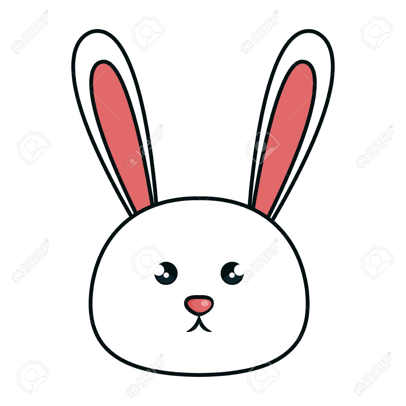 かわいい動物ウサギ スタイル ベクトル イラスト デザイン のイラスト素材 ベクタ Image