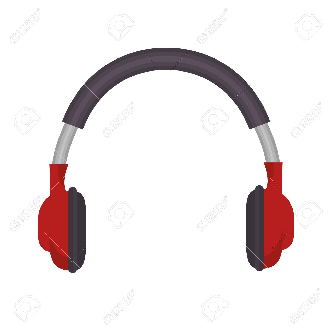 casque audio icône du périphérique illustration vectorielle