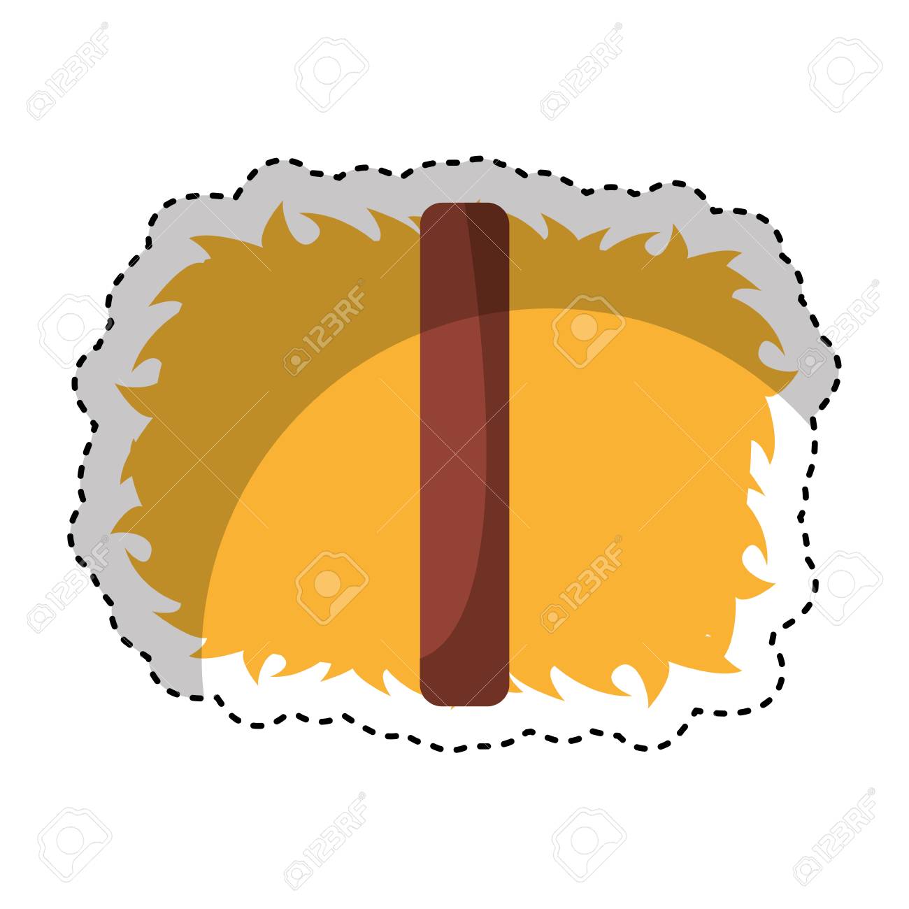 わらブロック分離アイコン ベクトル イラスト デザインのイラスト素材 ベクタ Image 69180284