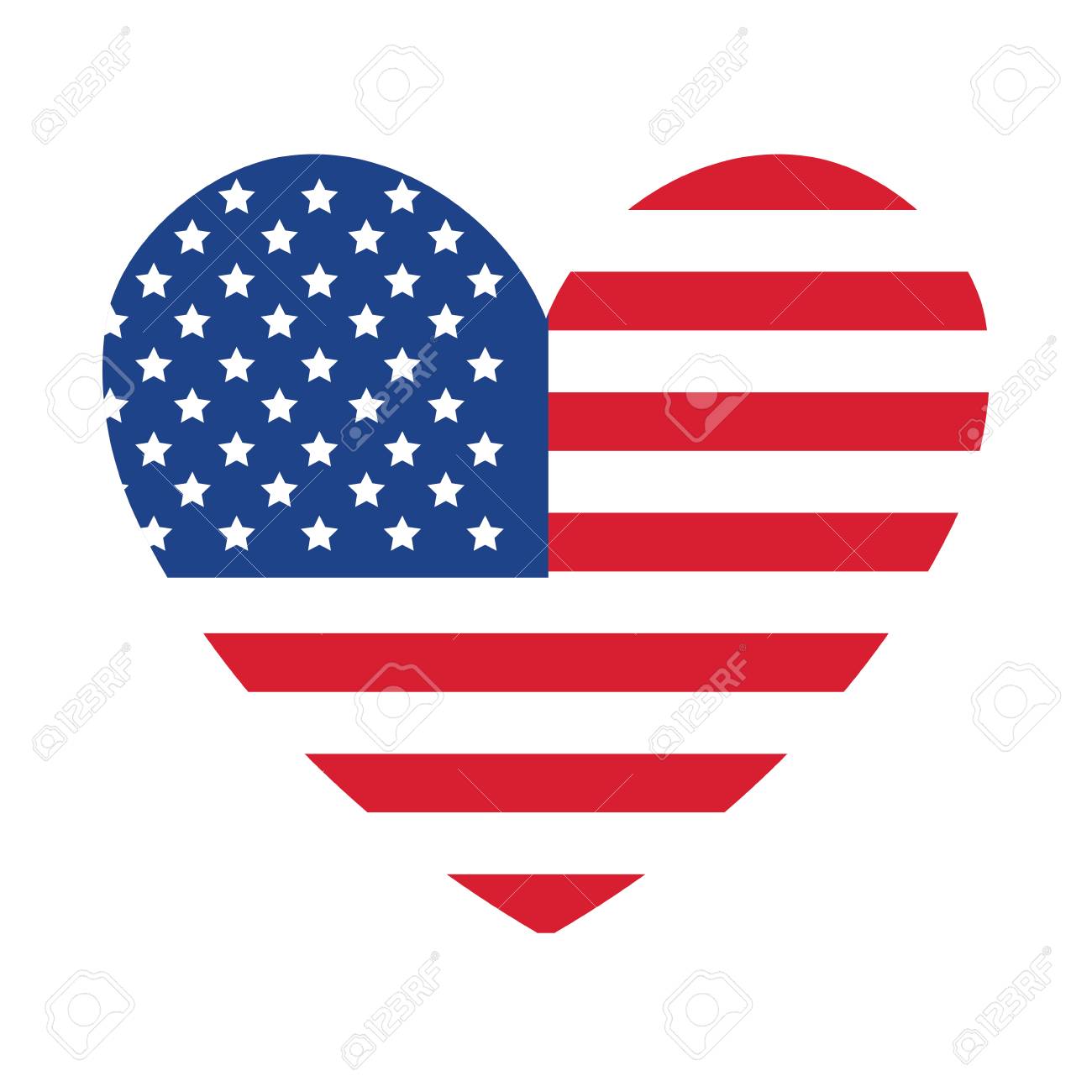 ハート形ベクトル イラスト デザインとアメリカ国旗の Statae ユナイテッドのイラスト素材 ベクタ Image ハート形ベクトル イラスト デザインとアメリカ国旗の Statae ユナイテッドのイラスト素材 ベクタ Image