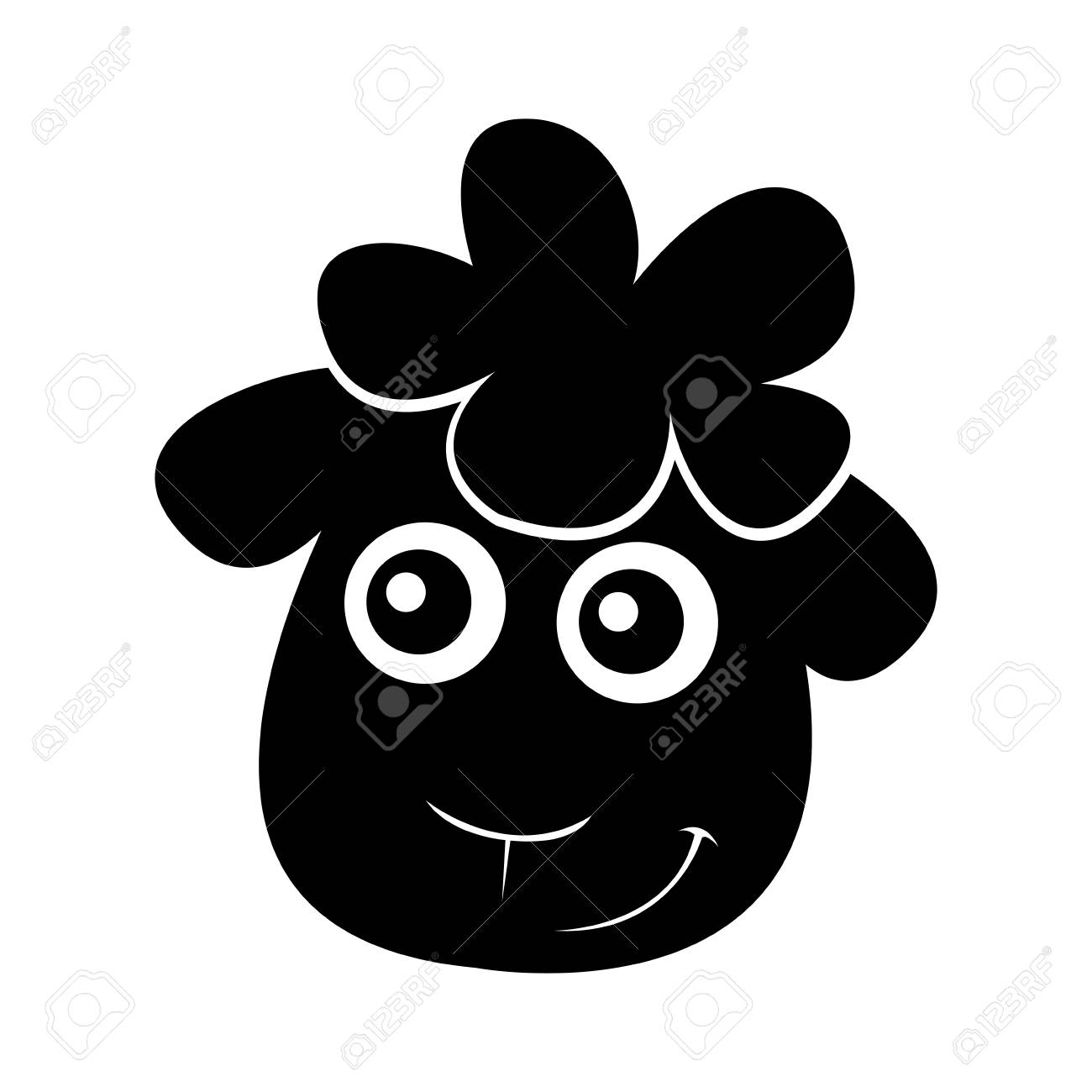 かわいい羊の文字ベクトル イラスト デザインを描く の写真素材 画像素材 Image 78659383