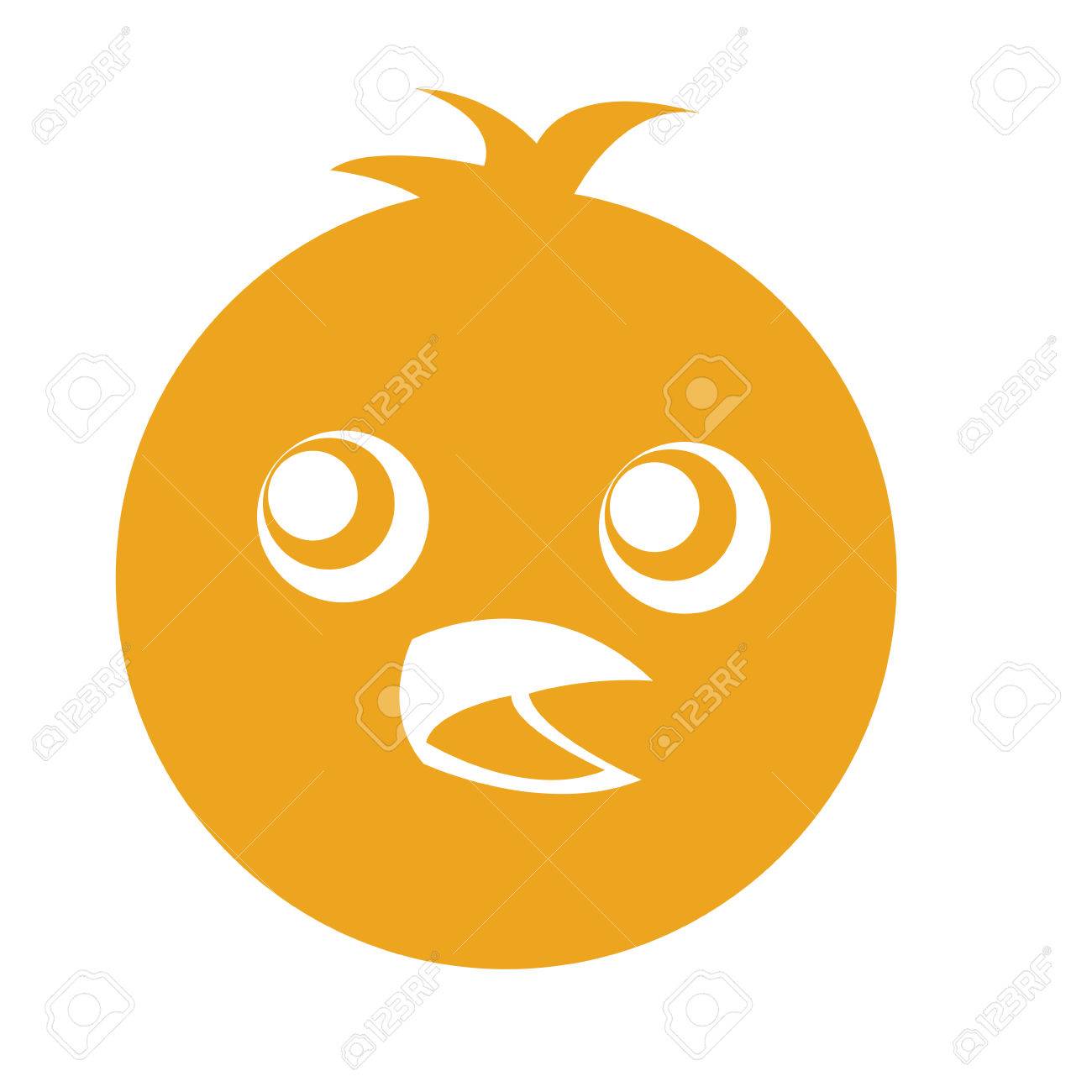 かわいい鶏の文字アイコン ベクトル イラスト デザインのイラスト素材 ベクタ Image