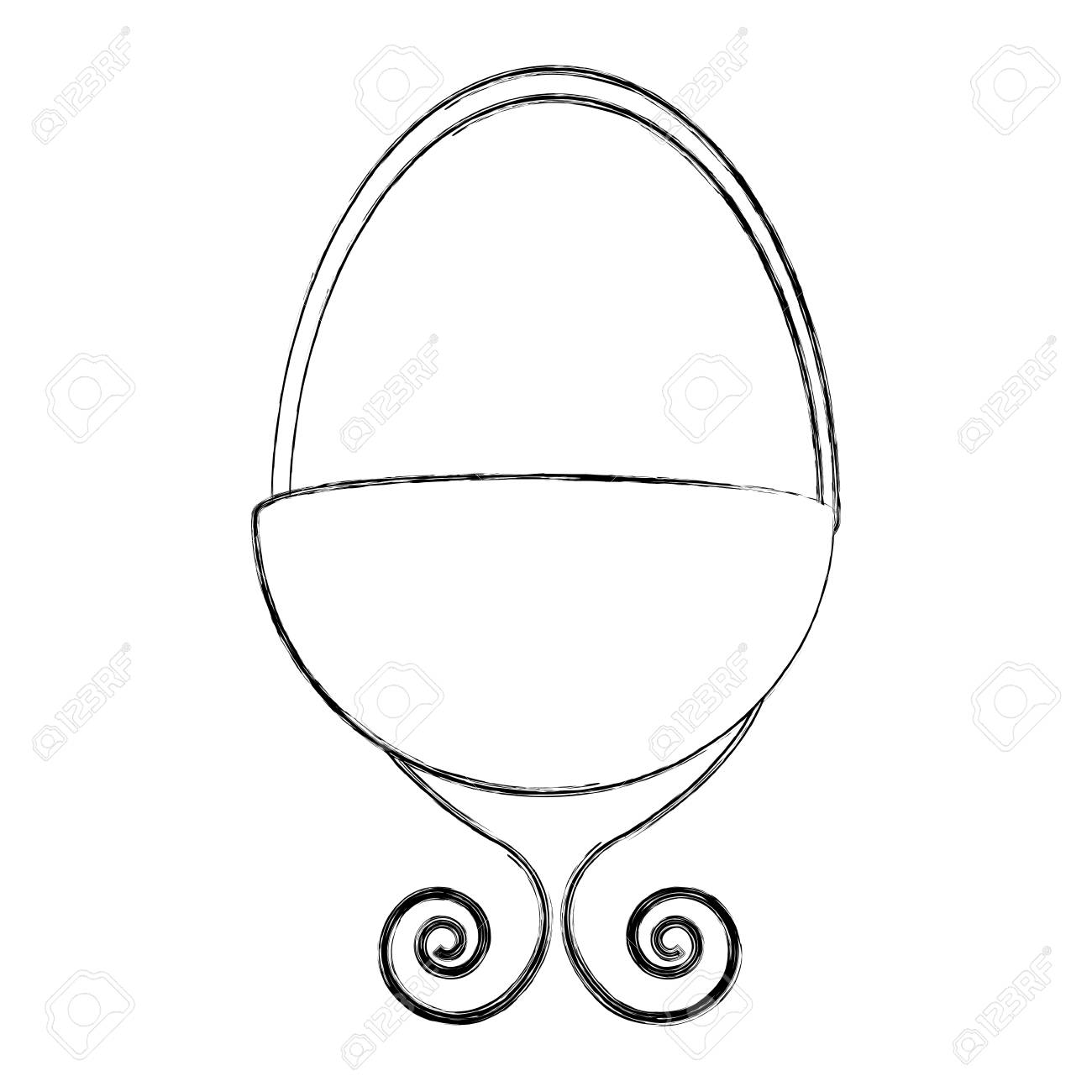Berceau Dessin Icone Illustration Vectorielle Design Clip Art Libres De Droits Vecteurs Et Illustration Image