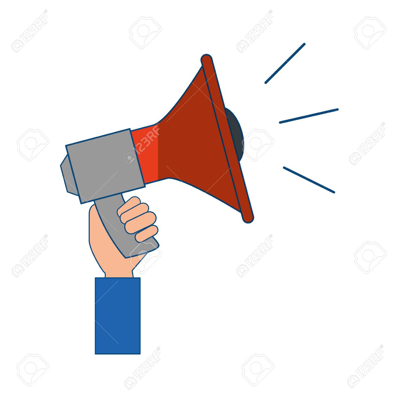 拡声器シンボル アイコン ベクトル イラスト グラフィック デザイン広告 のイラスト素材 ベクタ Image