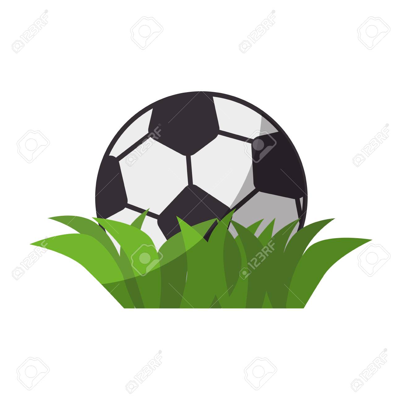 サッカーまたはフットボールのスポーツのアイコン ベクトル イラスト グラフィック デザイン のイラスト素材 ベクタ Image