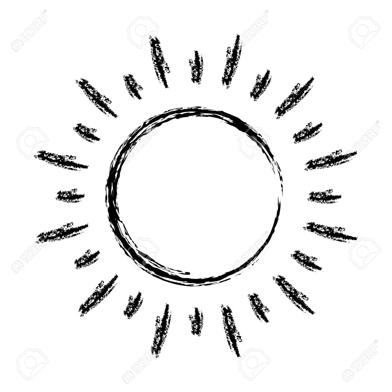 Silhouette Du Soleil Icone Isolee Conception D Illustration Vectorielle Clip Art Libres De Droits Vecteurs Et Illustration Image