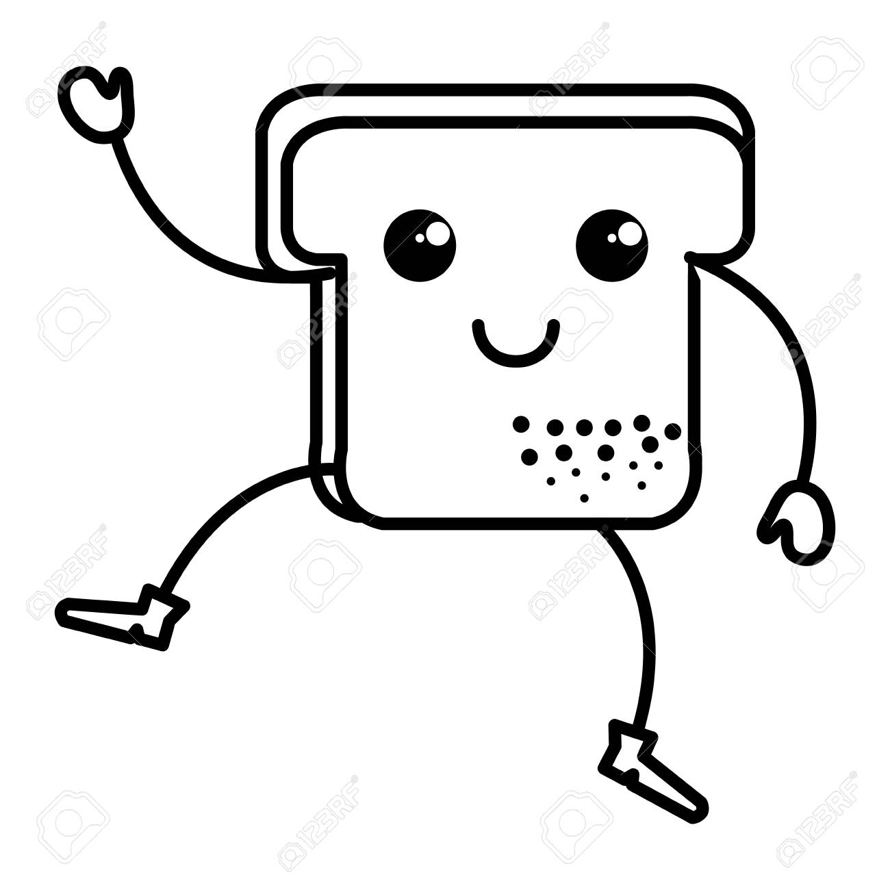 おいしいスライス パンかわいい文字ベクトル イラスト デザインのイラスト素材 ベクタ Image おいしいスライス パンかわいい文字ベクトル イラスト デザインのイラスト素材 ベクタ Image