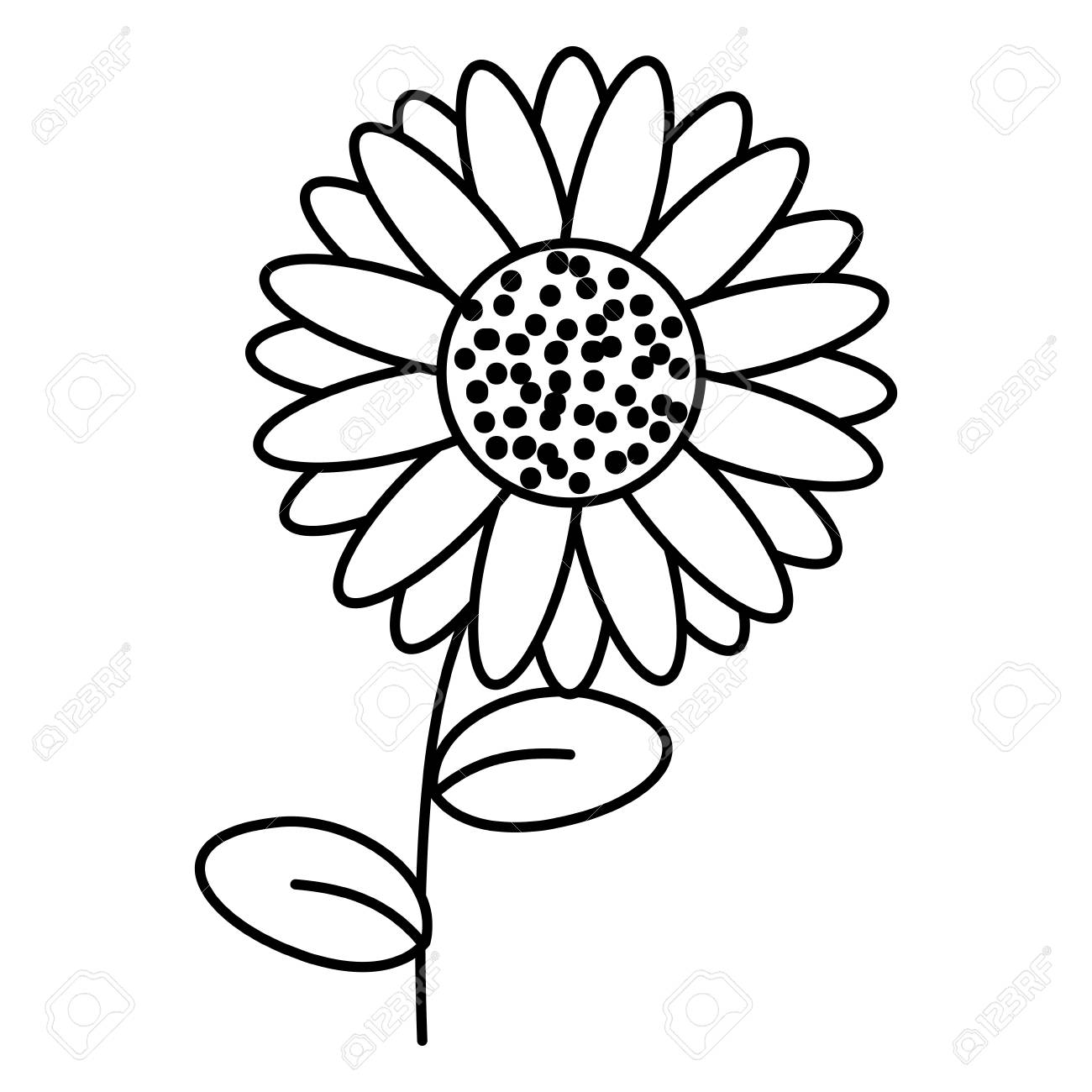 かわいいヒマワリ分離アイコン ベクトル イラスト デザインのイラスト素材 ベクタ Image かわいいヒマワリ分離アイコン ベクトル イラスト デザインのイラスト素材 ベクタ Image