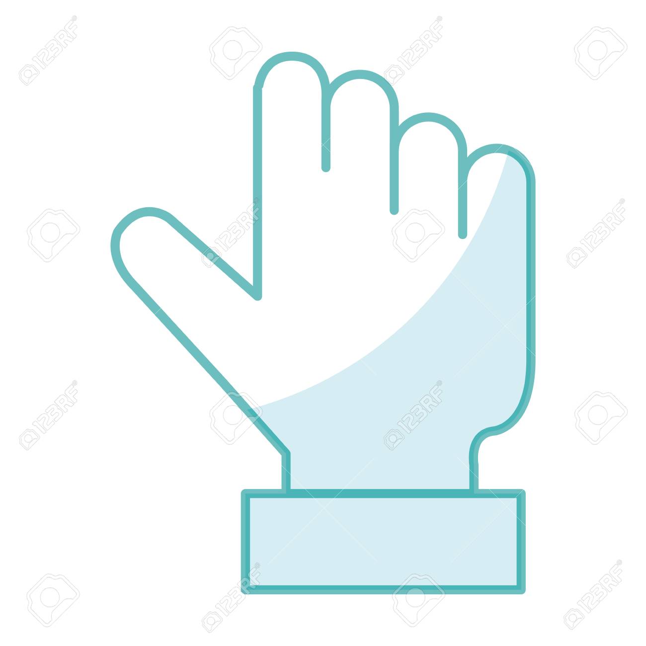 タッチ ポイントの手のアイコン ベクトル イラスト デザイン イメージ のイラスト素材 ベクタ Image