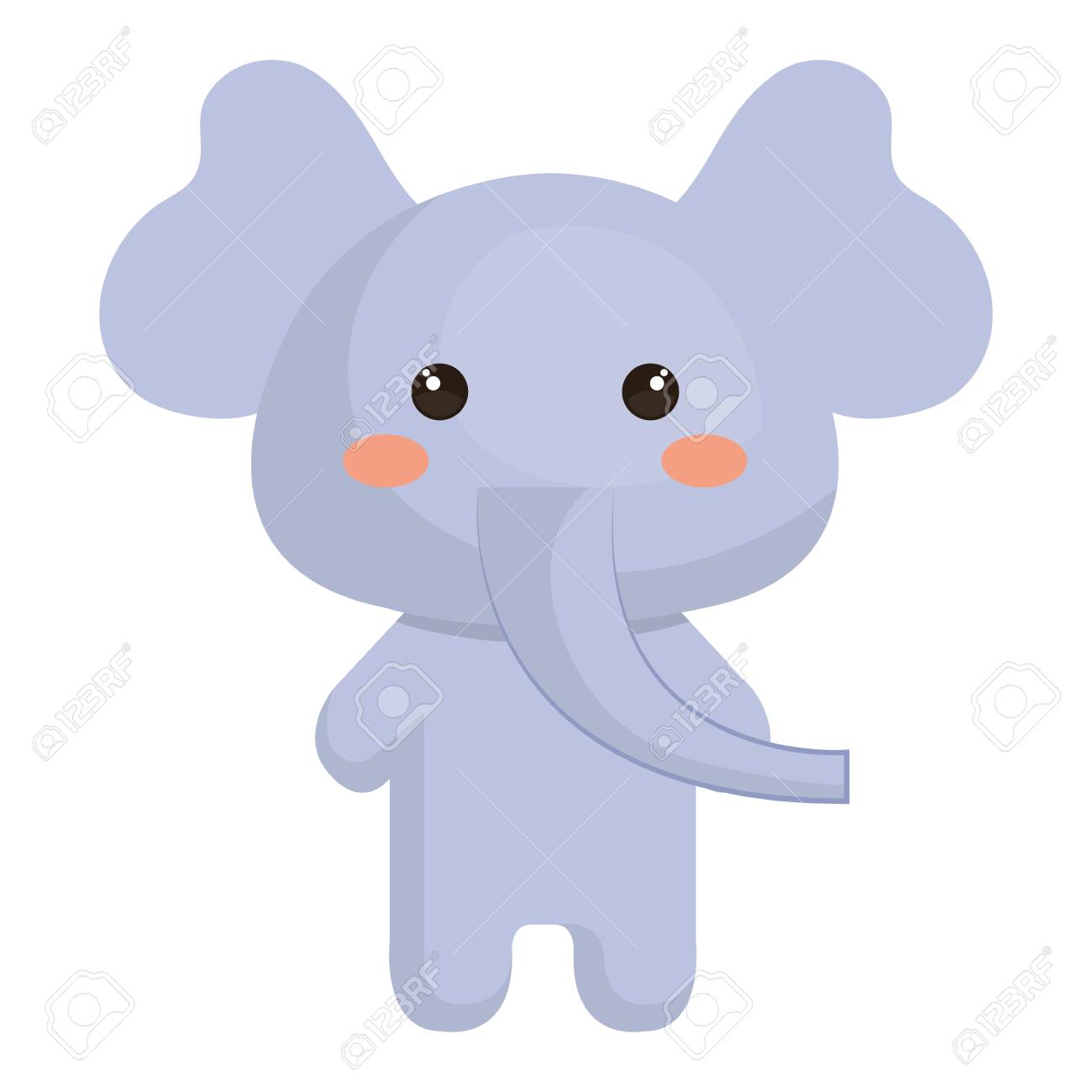 ぬいぐるみの動物象アイコン ベクトル イラスト デザイン グラフィック のイラスト素材 ベクタ Image 8091