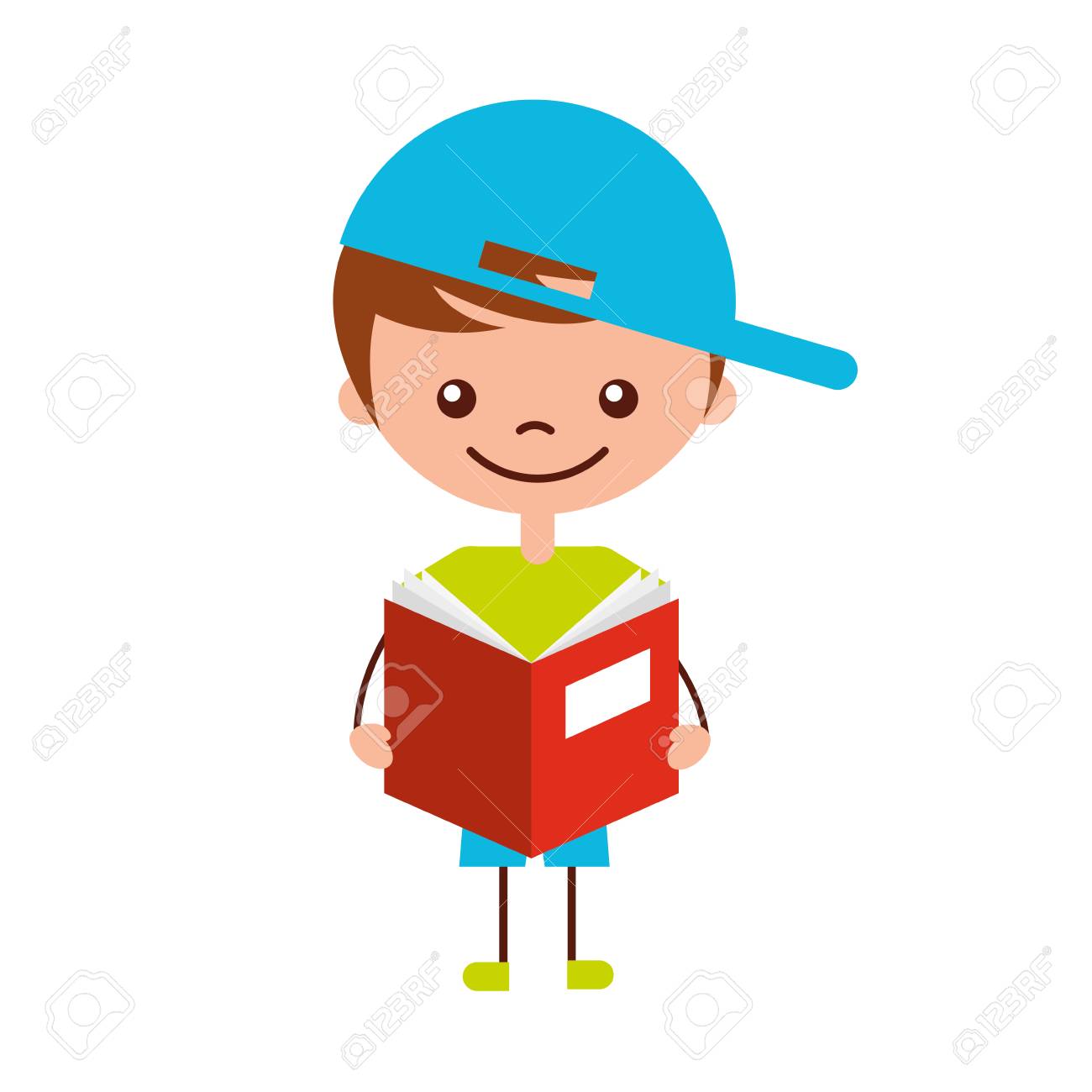 本文字アイコン ベクトル イラスト デザインのかわいい男の子のイラスト素材 ベクタ Image